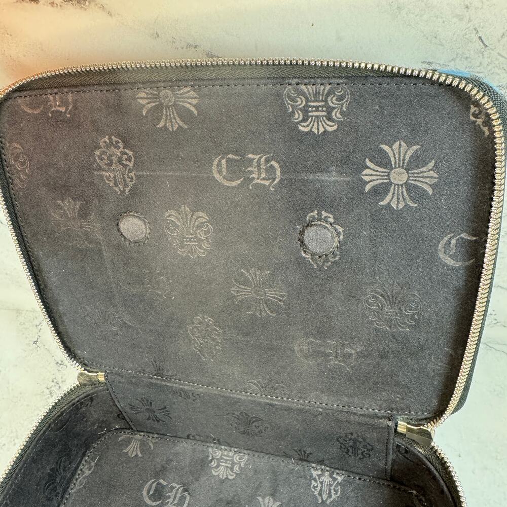 Chrome Hearts Jewelry Case  St Barth Exclusive Leopard Pony Hair Box Bag Clutch - Picture 13 of 16